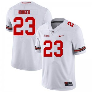 NCAA Ohio State Buckeyes Men's #23 Marcus Hooker White Nike Football College Jersey CPM7145QM